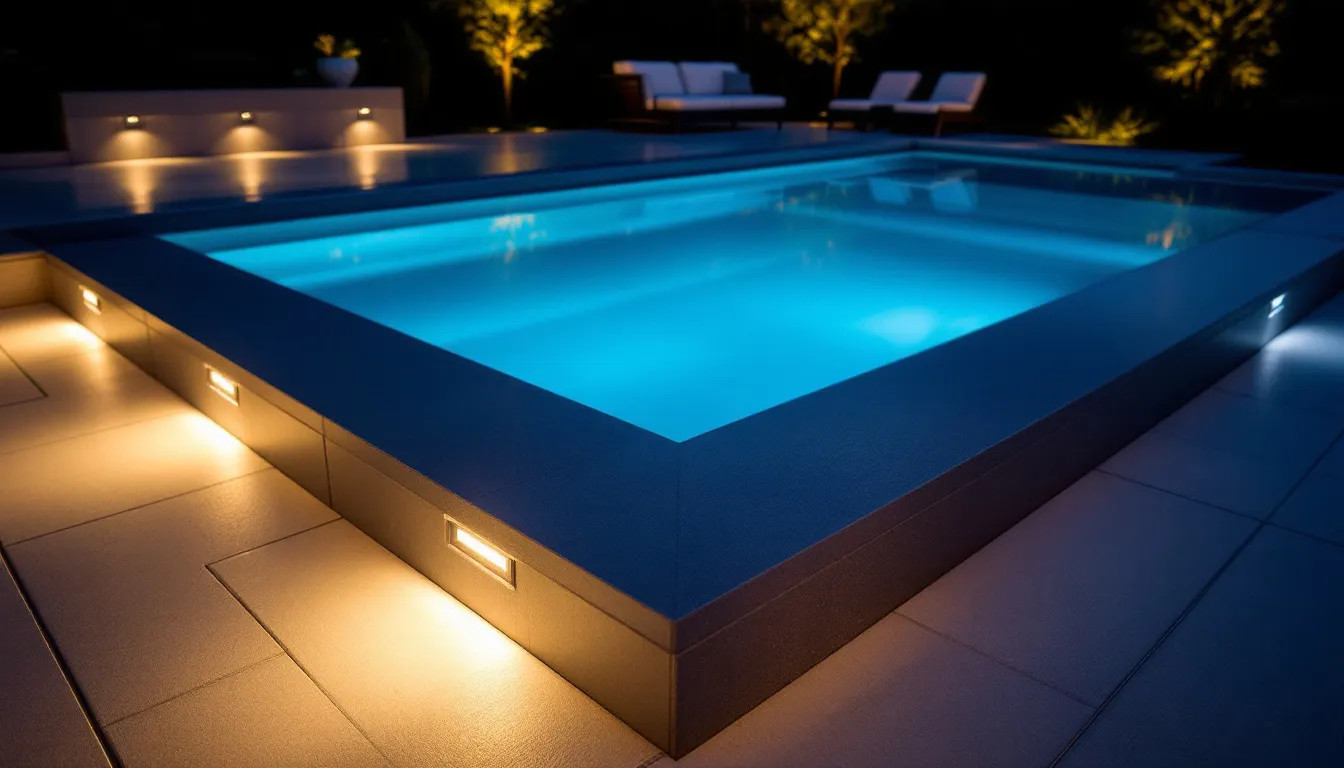 LED pool lighting upgrade in Miami